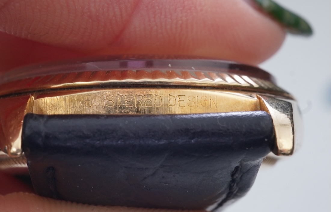 A gentleman's mid 1960's 18ct gold Rolex Oyster Perpetual Superlative Chronometer Officially Certified wrist watch